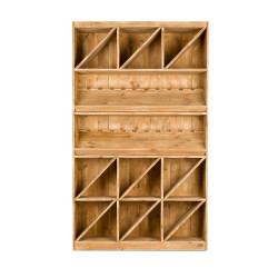 Wine rack 200 bottles capacity, solid wood | TRADIS