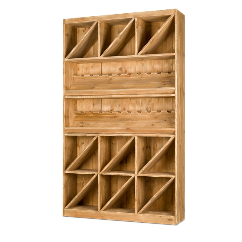 Wine rack 200 bottles capacity, solid wood Wine rack 200 bottles capacity, solid wood