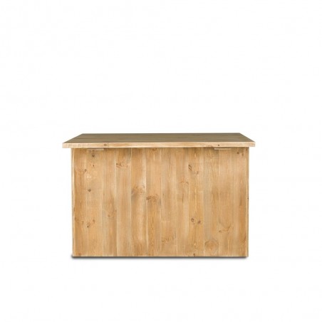 Comptoir d'accueil norme PMR L119 bois vieilli