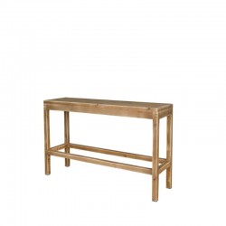 Banc de mange debout 2 personnes bois massif TRADIS Bois Vieilli