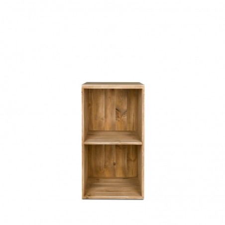 Comptoir 2 compartiments, bois massif TRADIS Bois Vieilli