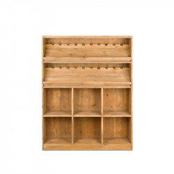 Wine rack H150, solid wood