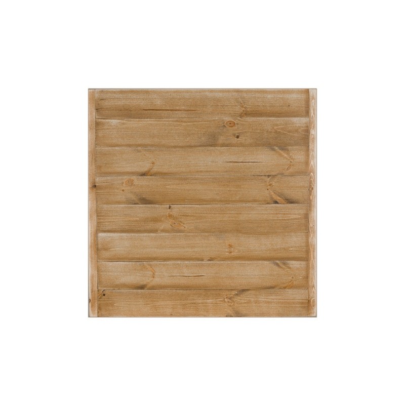 Plateau de table carré L80 cm, bois massif