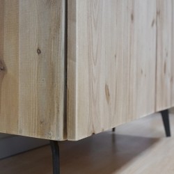 Buffet ADELIN 2 portes en bois massif, meuble d'occasion