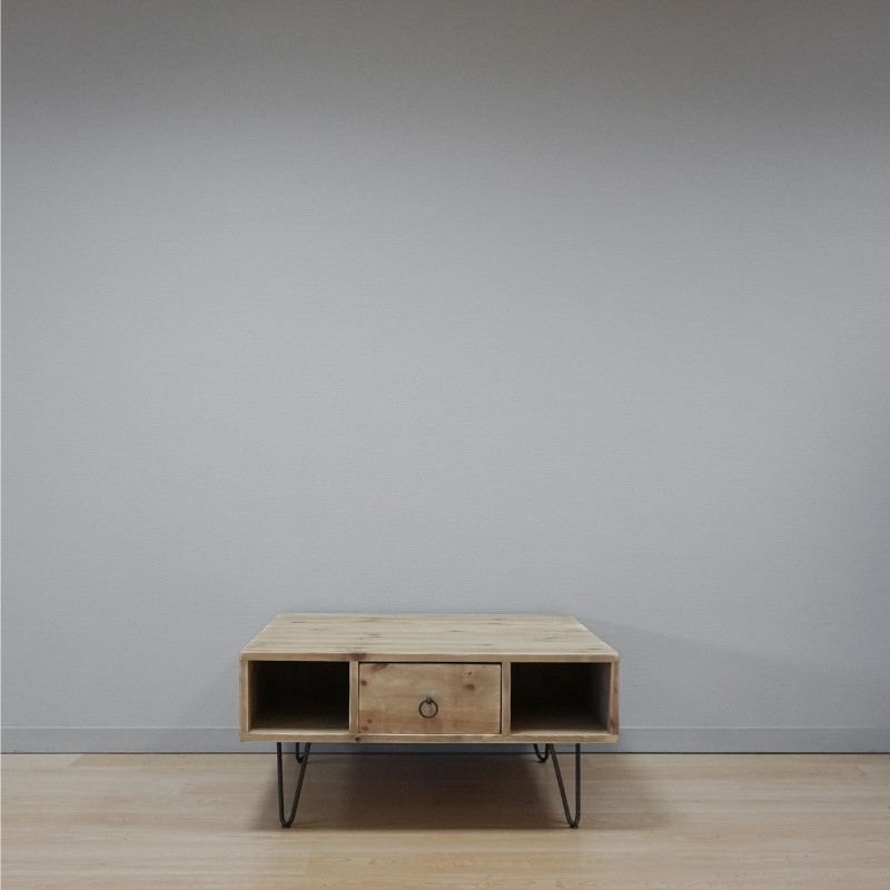 Table basse NOELIE en bois massif, meuble d'occasion Table basse NOELIE en bois massif, meuble d'occasion