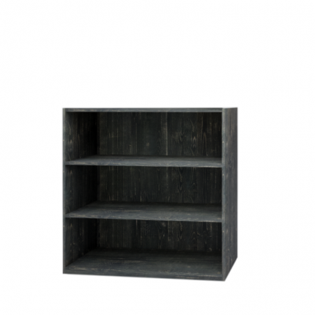 3-tier shelf unit, solid wood | TRADIS