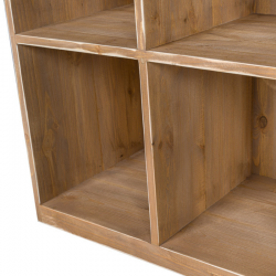 Etagère 15 casiers L99 cm, bois massif