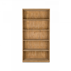 Etagère 5 niveaux L99 cm, bois massif
