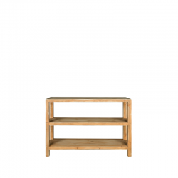 Console 3 niveaux, bois massif