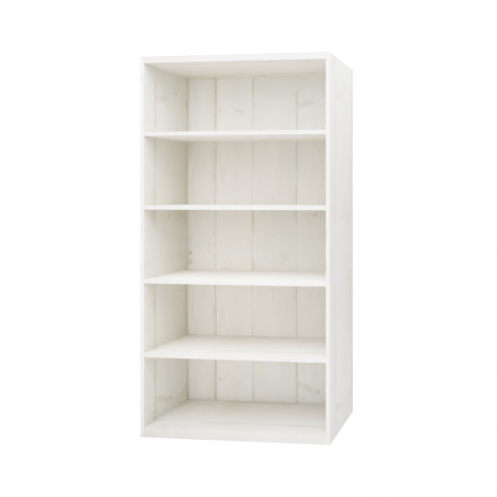 Etagère 5 niveaux L99 cm, bois massif