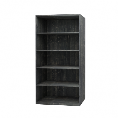 Etagère 5 niveaux L99 cm, bois massif