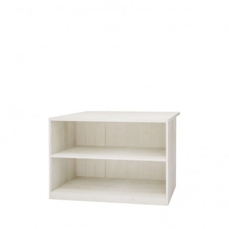 Comptoir d'accueil norme PMR L119 bois massif blanc camarillo