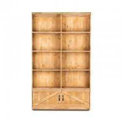 Étagère 8 casiers L119 cm bois massif