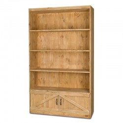 Étagère 4 niveaux L119 cm, bois massif