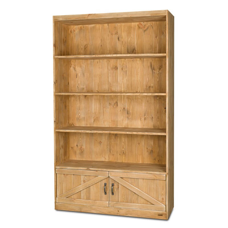 Étagère 4 niveaux L119 cm, bois massif