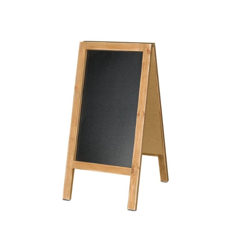 A-frame chalkboard, Solid Wood | TRADIS
