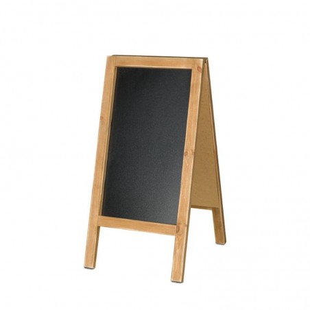 A-frame chalkboard, Solid Wood | TRADIS