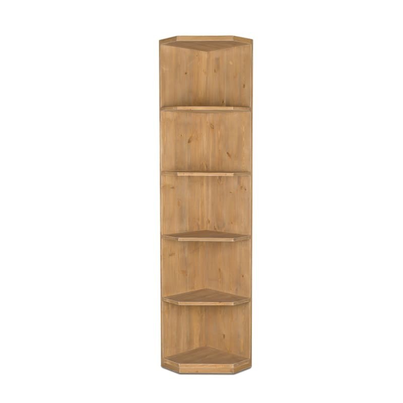 5-tier corner display rack, W39, Solid wood | TRADIS