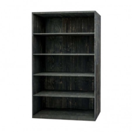 5-tier shelf unit L119 cm, solid wood | TRADIS