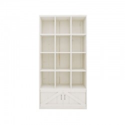 etagere 12 casiers de largeur 99 cm en blanc camarillo
