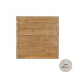 Plateau de table carré L70 cm, bois massif
