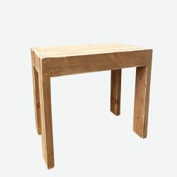 Table basse en bois massif, meuble d'occasion