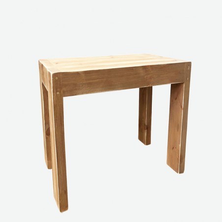 Table basse en bois massif, meuble d'occasion