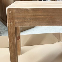 Table basse en pin massif, meuble d'occasion