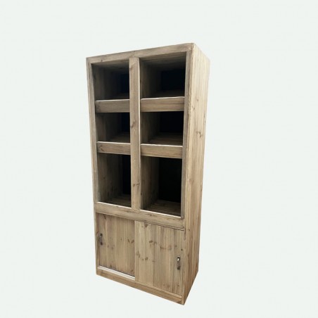 Bakery shelving unit with compartments, second-hand furniture