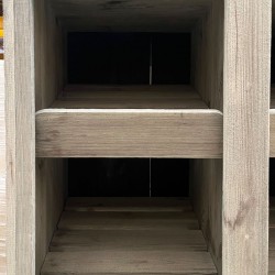 Etagère boulangerie à compartiments