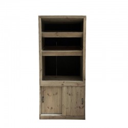 Bakery shelf with compartments, 2 sliding doors, second-hand furniture