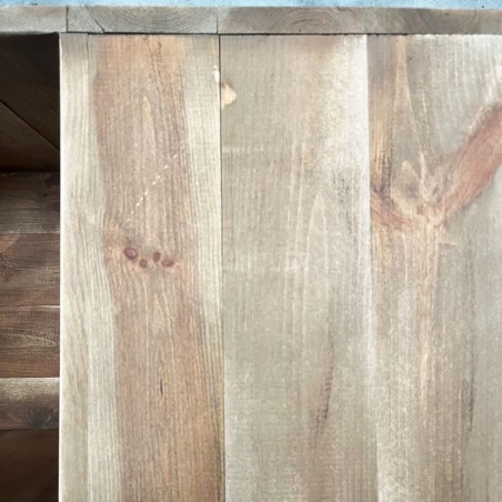 Table basse avec compartiments, meuble d'occasion