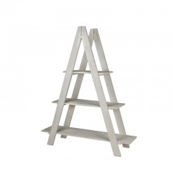 Display ladder shelf, solid wood, second-hand furniture