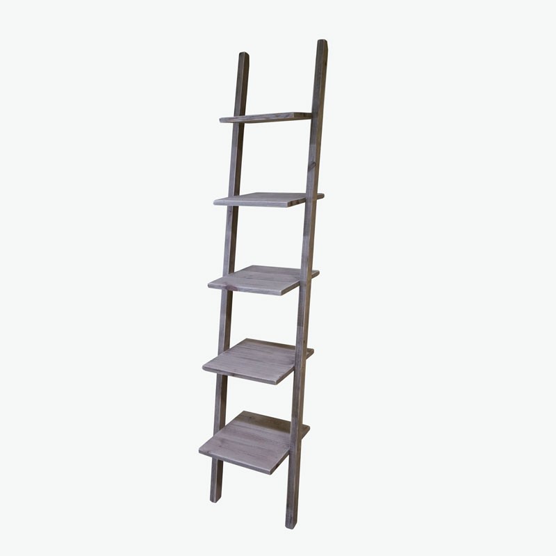 Etagère échelle en bois massif, Gris de Payne, meuble d'occasion | TRADIS Etagère échelle en bois massif, Gris de Payne, meuble d'occasion | TRADIS