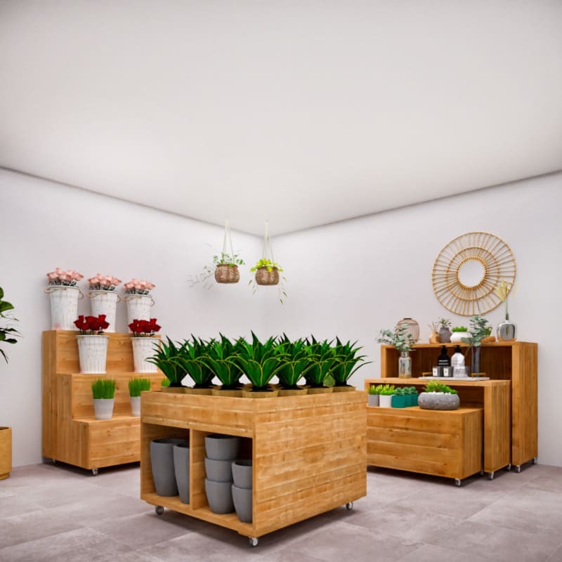 pack fleuriste 3d