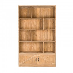 Étagère en bois massif 8 casiers | TRADIS