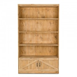 Étagère 4 niveaux L119 cm, bois massif