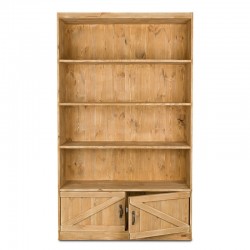 Étagère 4 niveaux L119 cm, bois massif