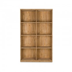Magnum bottle dedicated shelf unit, 8 compartments, solid wood | Tradis