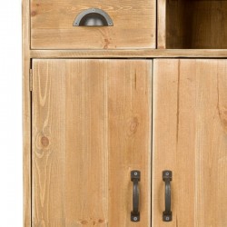Comptoir de magasin, 2 portes, 2 tiroirs, bois massif zoom