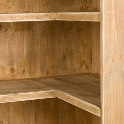 Comptoir de magasin avec angle, bois massif | TRADIS