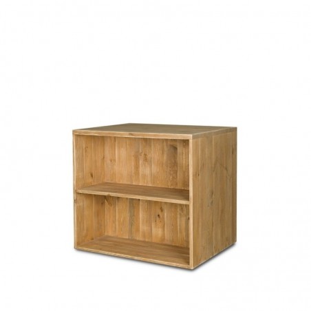 Comptoir 2 niveaux norme PMR en bois massif