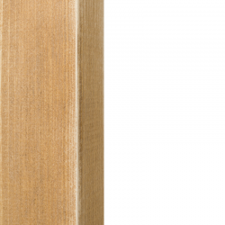 Quadratischer Stehtisch, Fußstütze, Massivholz