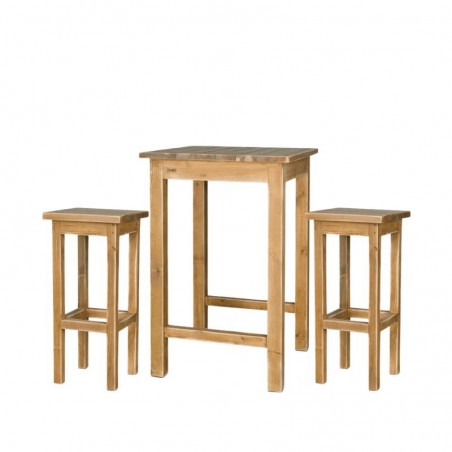 Probierpaket: Stehtische und Hocker aus Massivholz