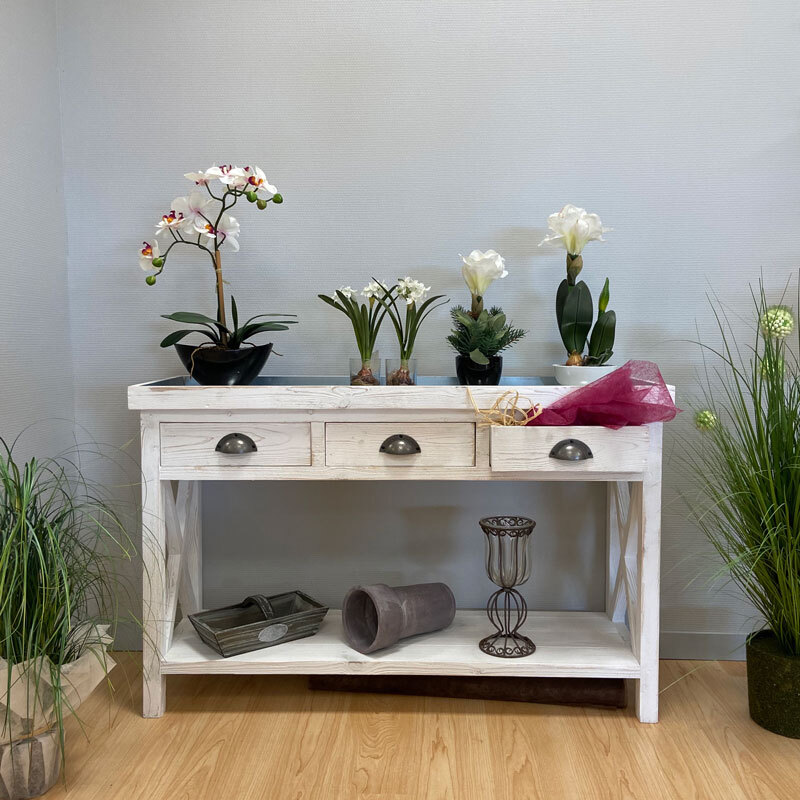 table console fleuriste