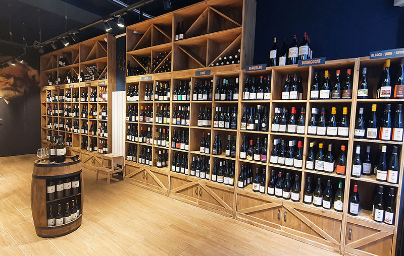 etageres vins cave de gavroche