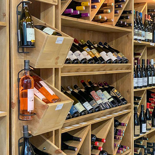 etagere vins atelier rouge raisin