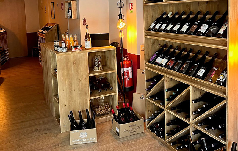 vins sarments counter