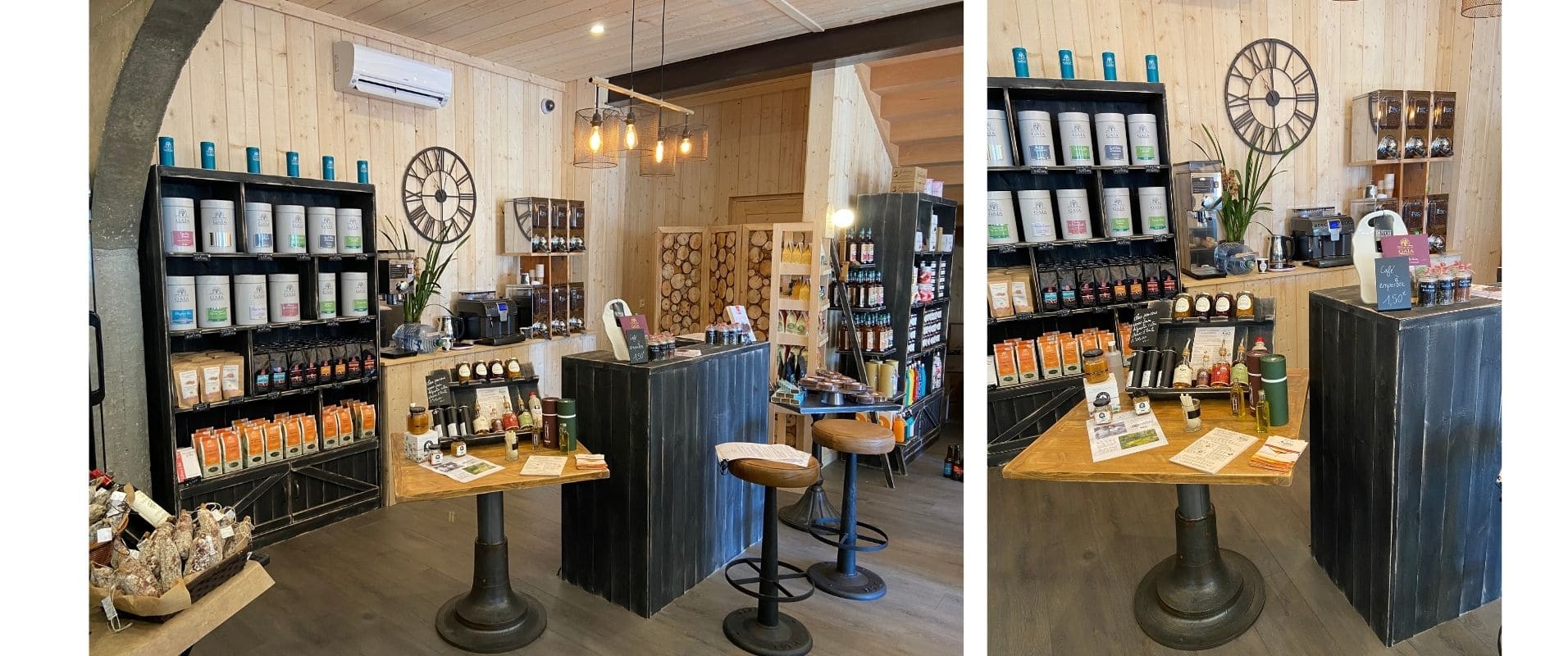 double comptoir accueil