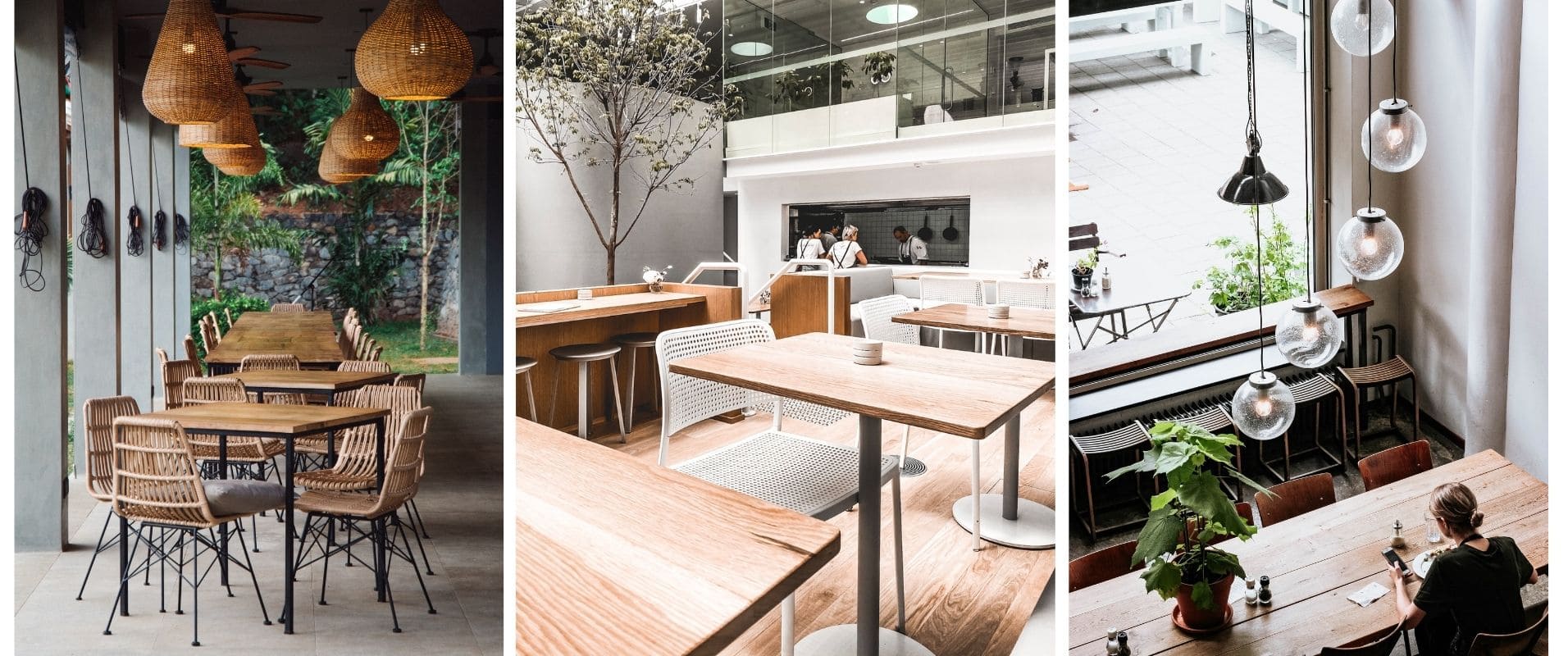 Tisch-Restaurant-Holz